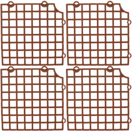 Cubierta Protectora para Macetas Malla para Evitar Que Bebés Derramen Tierra de Plástico Resistente y Recortable Paquete de 3 Piezas en Oficinas y Casas