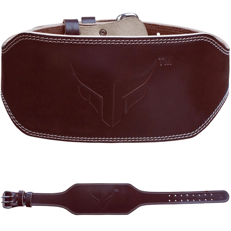 Mytra Fusion Weight Lifting Belt Leather Fitness Training Back Support