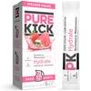 Pure Kick Hydration Pitcher Pack, Strawberry Watermelon, Includes 6 Packets,