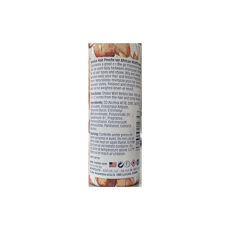 Isoplus African Wildflower Hair Freshener 1.2 oz