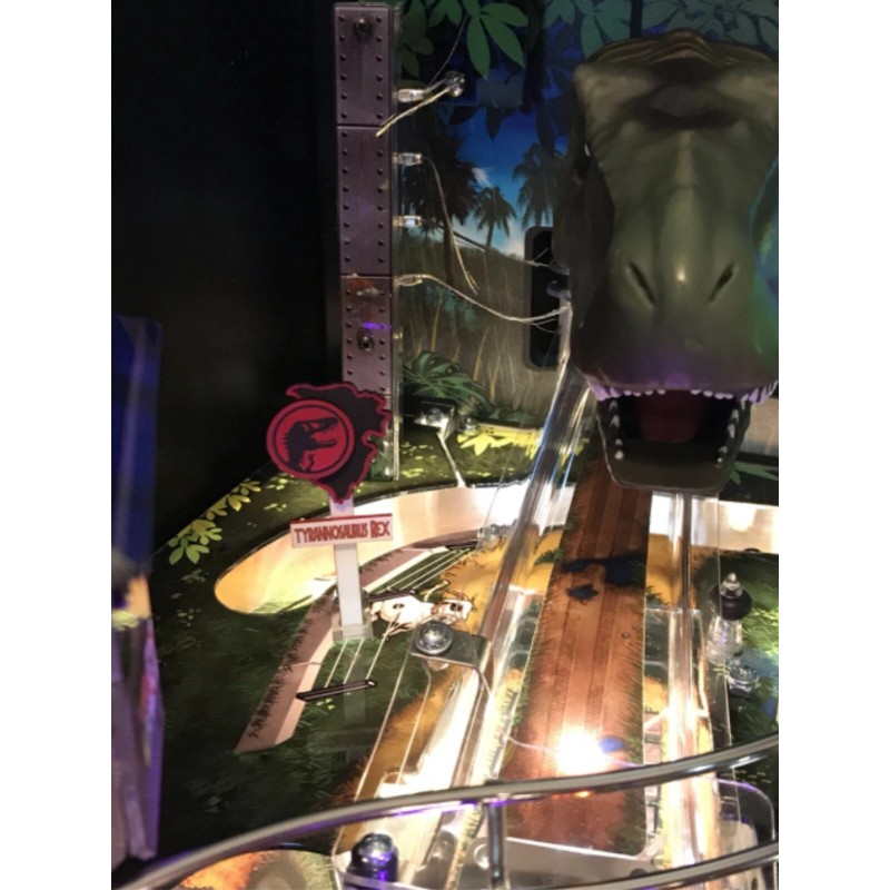 Stern Pinball T-Rex Sign MOD for Stern's Jurassic Park pinball