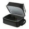 Arctic Zone Expandable HardBody Lunch Box, Black/White | Insulated Upright