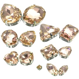 STOBOK 50pcs Claw Rhinestones for DIY Projects Multi-Purpose Rhinestones Nails for Clothing Shoes