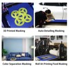 BOMEI PACK Wide Blue Painters Tape 6 Inches x 40