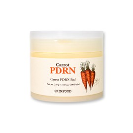 Skinfood Carrot PDRN Inner Moisture Pads 100 sheets / 스킨푸드 당근 PDRN 속수분 패드 100매