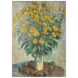 Jerusalem Artichoke Flowers (1880) by Claude Monet - Premium 500 Piece Puzzle - MyPuzzle Special Collection by Apyornis