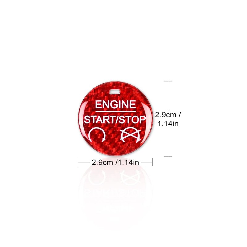AIRSPEED for Ford Mustang Carbon Fiber Car Engine Start Stop