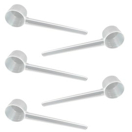 5PCS 5g Reusable Scoop Reusable Plastic MeasuringSpoons Safe Plastic Measuring Spoon for Protein, Coffee, and Powdered Ingredients， for Kitchen and Outdoor Use