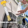 4pcs Garden Hose Protector, Flexible Garden Hose Extension Adapter, Hose