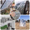 Tarpaulin Waterproof, Waterproof Transparent Tarpaulin with Eyelets 2 x 4