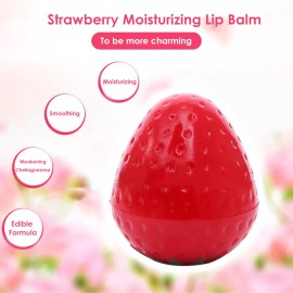 Bálsamo Labial De Fresa: Esencia Vegetal Natural, Duradera