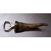 MudPie Bottle Opener Animal Horn Stainless & Brass Unique Gift