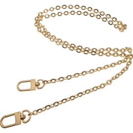 [Quikaboo] Bag Chain, Gold, Shoulder Strap, Chain, For Bags, 47.2 inches (120 cm), Shoulder Chain Strap, Replacement Bag, Wallet, Smartphone Strap