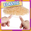 Teenitor Hair Tie, Elastics for Hair, 300pcs, Beige