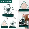 behone Mosquito Coil Holder, 2 Pieces, Mosquito Spiral Holder, Floral