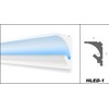HEXIMO LED Stucco Moulding Strips 2-in-1, Indirect Lighting Ceiling Mouldings