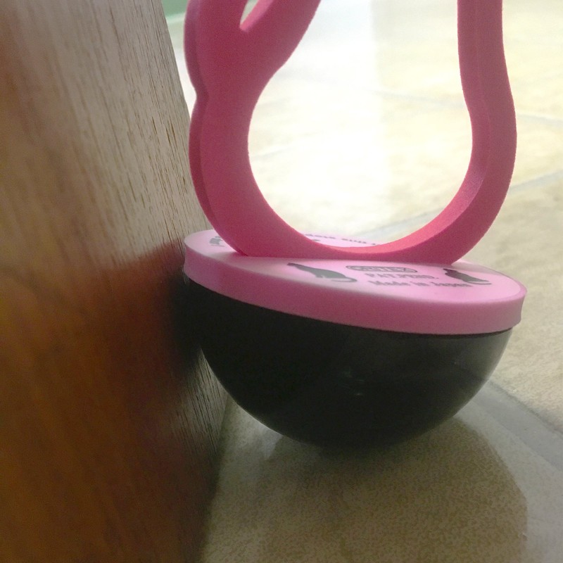 Fisher Door Mate Cat Stopper Black