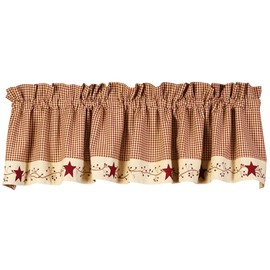 Stars And Berries Country Valance