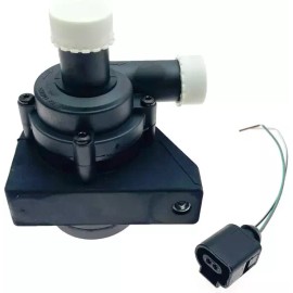 Syconeer A3 A4 TT 폭스바겐 비틀 CC Eos 골프 GTI 제타 패스앳 티구안용 플러그가 장착된 보조 냉각수 펌프 1K0 965 A3 A4 TT Volkswagen Beetle CC Eos Golf GTI Jetta Passat Tiguan Auxiliary Coolant Pump with Plug 1K0 965