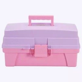 Rimax Caja Para Transportar  Maquillaje Color Rosado/lila