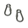 Carabiner Clip Snap Hook Eyelet & Screw Nut 7MM x2