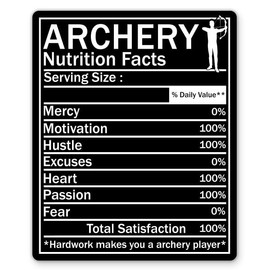 Archery Sticker - 5" Laptop Sticker - Waterproof Vinyl for Car, Phone, Water Bottle - Archery Decal