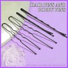 Triko Kit de 100 Accesorios para Cabello: 100 Horquillas para