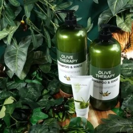 건강한 머릿결 올리브오일 샴푸린스겸용2 핸드크림1 Healthy Hair Olive Oil Shampoo and Rinse 2 in 1 Hand Cream