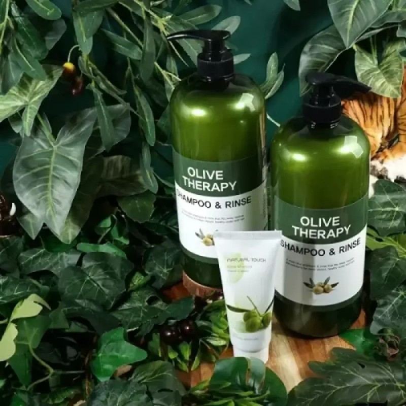 건강한 머릿결 올리브오일 샴푸린스겸용2 핸드크림1 Healthy Hair Olive Oil Shampoo