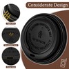 GGOLDMER 150 Pack Plastic Coffee Cup Lids for 10, 12,