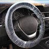 100PCS Disposable Steering Wheel Covers for Detailing | Plastic Steering