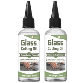 INNOVAYOU 200ml Glass Cutting Oil, Specially Formulated for Use with Any Vitreous Cutter Tool, Glass Cutter Oil Used for Cutting Stained Vitreous, Tiles and Mirrors