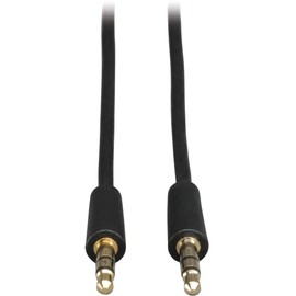 Tripp Lite 3.5mm Mini Stereo Audio Cable for Microphones, Speakers and Headphones (M/M) 6-ft.(P312-006)