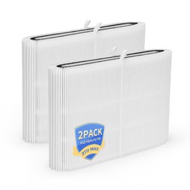 311i Max Replacement Filter Compatible with Blueair Blue Pure 311i Max Air Purifier,H13 Activated Carbon Filter 2 Pack