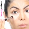 mini Kabuki Makeup Brush Set with Free Case Includes Blending,