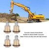 4PCS Joystick Handle Button Replacement Rubber Sealing Excavator Push Rod