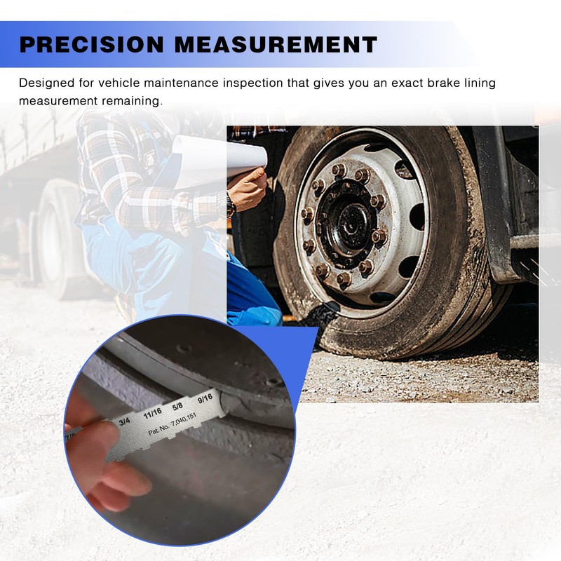 Made in America Brake Lining Measuring Tool Brake Gauge Technicians