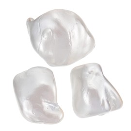 COHEALI 3st DIY Accessories Baroque Pearls Loose Irregular Freshwater Pearls Jewellery Pearl Pendant Shell Beads Pearl Bracelet Beads for Jewellery Making Sleeve Scattered Beads Charm White