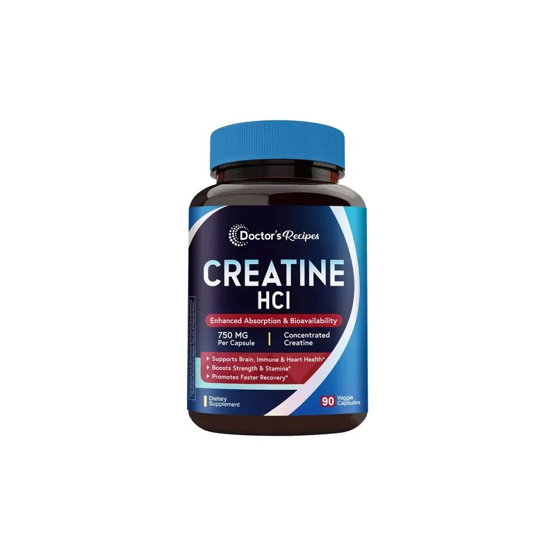 Doctors Recipes Creatina Hcl 750 Mg 90 Cápsulas