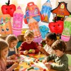 10 Pcs Back to School Balloons with Pencil, Bag, Crayon