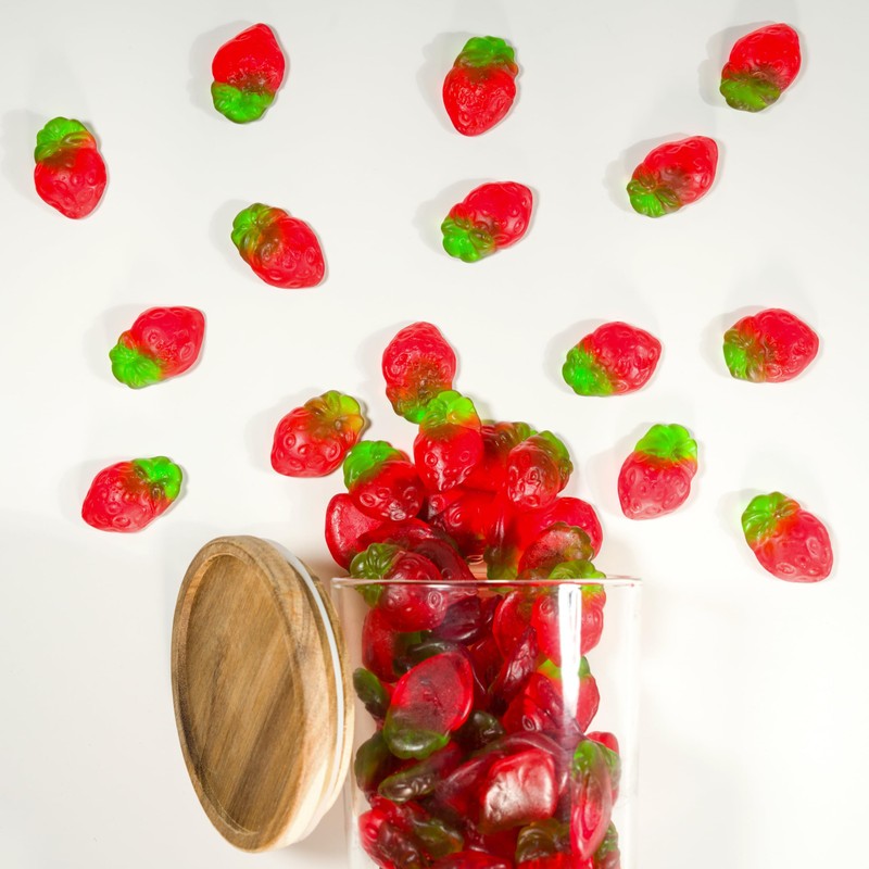 Smarty Stop Gummy Collections (Strawberries, 3 Pound (Pack of 1))