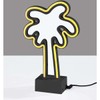 Adesso SL3717-01 Infinity Neon Palm Tree Table/Wall Lamp, Black