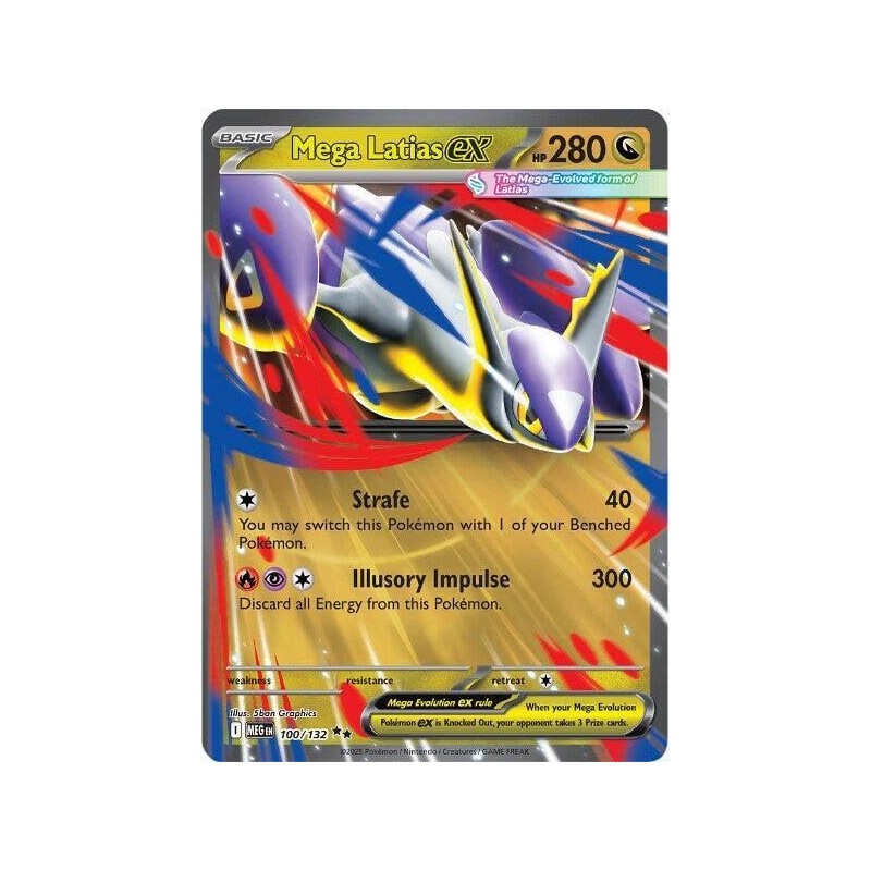 Pokemon - Mega Latias ex - 100/132 - ME01: Mega