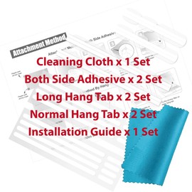 WELINC Monitor Privacy Filter Installation Kit, Blue Microfiber Cloth