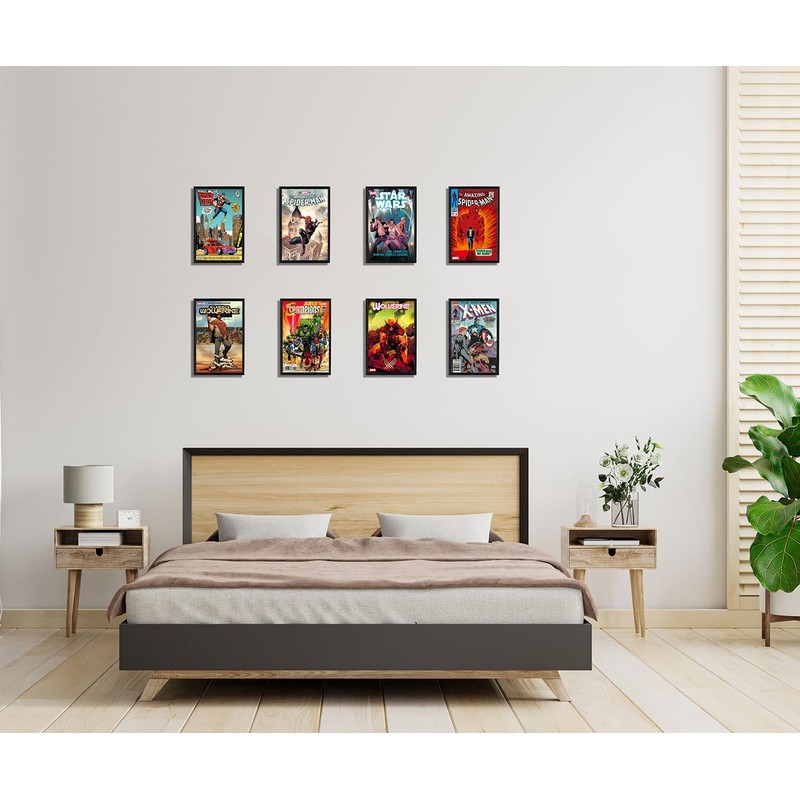 ReqiHome Comic Book Frame, 8 Pack, UV Protection, Fits Current