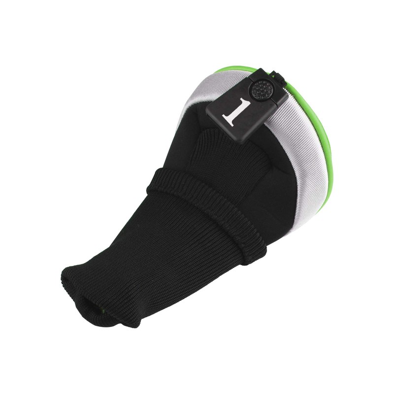 Andux Golf 460cc Drivers Club Head Covers Long Neck Green