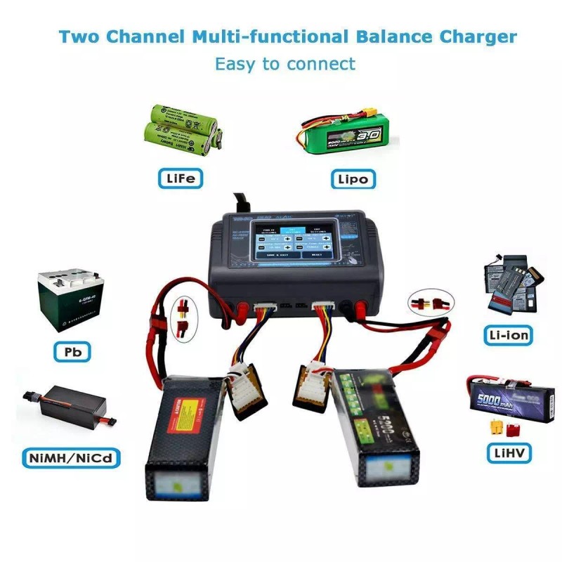Dght Touch Screen Dual Channel RC car lipo battery Balance