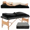 Givanlee Lash Bed Topper,Ergonomic Massage Table Pad,Foldable,23.6"W *70"L