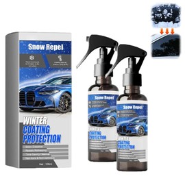 2PCS De - Icer for Car Windshield Defroster, Window Snow Spray, Deicing Spray, Ice Remover Melting Sprays Winter Car Essentials, Fast Ice & Snow Melting Sprays