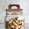 DOITOOL Storage Jar Wooden Lid, Wide Mouth Canning Lids With